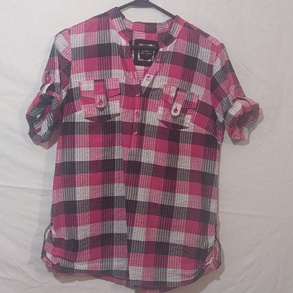 Cato Blouse Pink Sparkly Size S
